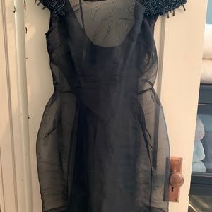 Little black dress with edge